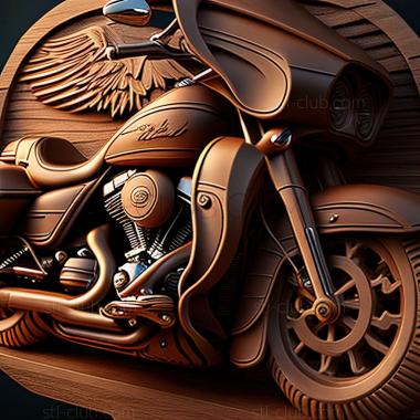 3D model Harley Davidson Road Glide Ultra (STL)